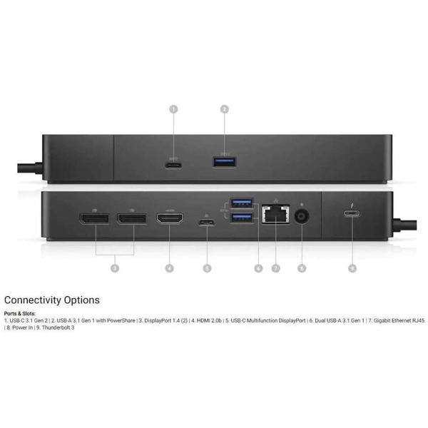 Dell Thunderbolt Dock- WD19TBS 130w Power Delivery